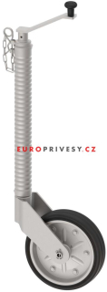 Kolečko opěrné drážkované s pojistkou KNOTT 60 280x66 385 kg