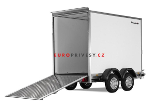 Skříňový přívěs Brenderup 7350TBR 155x350x185 cm 2500 kg RAMPA