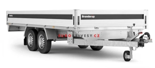 Brenderup 5420W ALU, INTEGROVANÉ NÁJEZDY, 3500 kg, 418x204