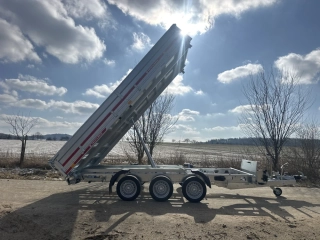 Elektrohydraulický třístranný sklápěč TIPPER 4020/3 C S  4050 x 2120, 3500 kg