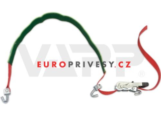 Upínací souprava pro převoz vozidel "přes kolo" 50mm, 2,8m, 5t, 2x ot.hák,ochrana,VDI 2700