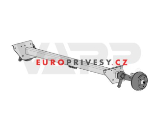 Náprava AL-KO CB 1355 (1350kg), a=1550 mm, c=2050 mm (náhrada BPW pro Adria)