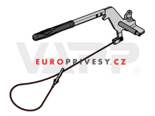 Páka ruční brzdy KNOTT KF13, KF17 a KF20 nízká (pro plynopružinový zásobník GF)