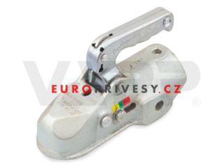 Tažná spojka WW 350 R-D pr. 65 mm, 3500 kg, vrt. 12,5 mm vrchní otvor, 14,5 mm boční otvor