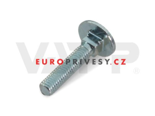 Šroub vratový M5x25, 4.8, zn, DIN 603/555