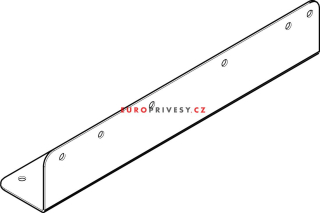 Levý přední rohový sloupek - Brenderup 1205S