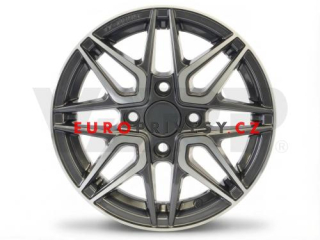Disk Alu 5,0Jx13 H2 ET30 (100x4) Sunny Grey Diamond