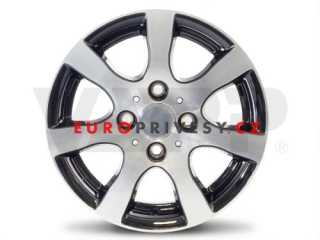 Disk Alu 5,0Jx13 H2 ET30 (100x4) OJ 13-4 Schwarz Poliert