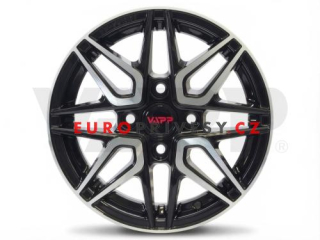 Disk Alu 5,0Jx13 H2 ET30 (100x4) Sunny Black Diamond