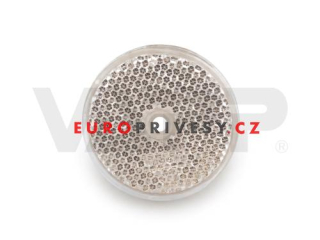 Odrazka bílá pr. 63 mm s otvorem