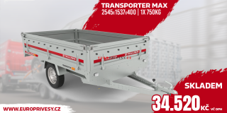 Přívěsný vozík - TRANSPORTER 2515 2545x1534